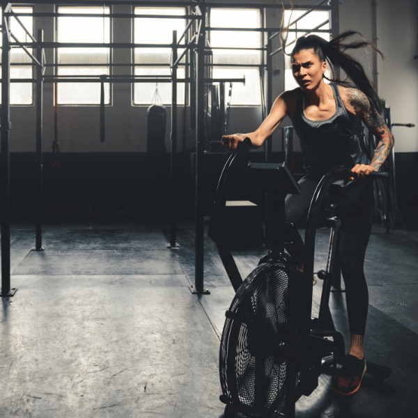 Beginner assault bike workout on sale